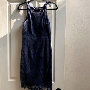 Lilly Pulitzer Kayleigh Shift - Navy - Fern Gallery Lace